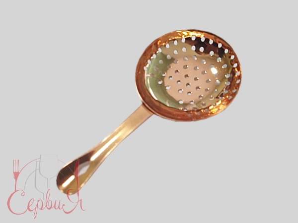 Стрейнер с короткой ручкой для джулепа з мідним покриттям_2