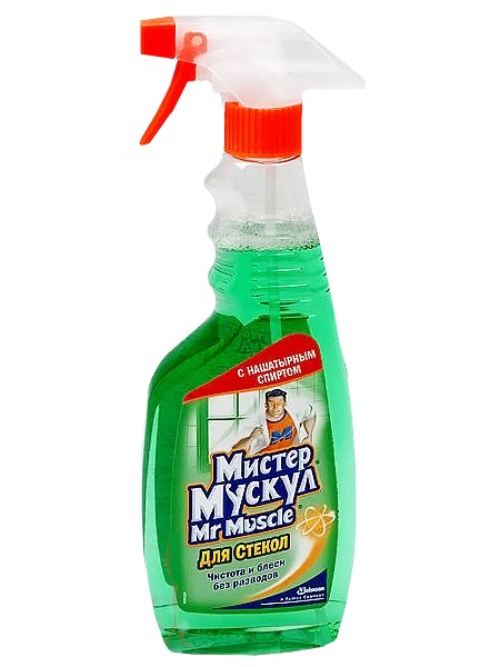 Засіб для миття скла  з тригером Зелений 500мл MM_1