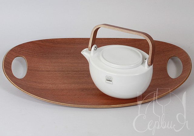 Таця дерев'яна червоне дерево 450х280мм Chava ASA 93300970_3