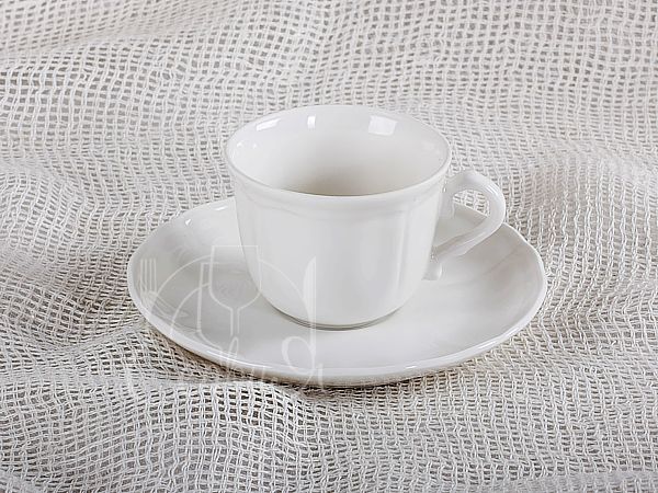 Чашка с блюдцем (130мм) 100мл Castel-FBC (сл.кость)_3