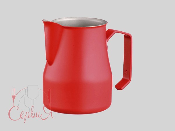 Молочник 500мл нерж.красный Джаг Motta 2750_2