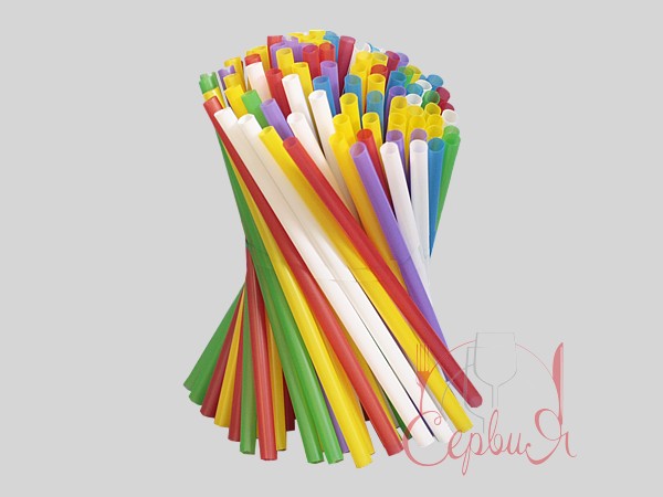 Соломка фреш 21смх7мм без згину асорті 500шт СП_2