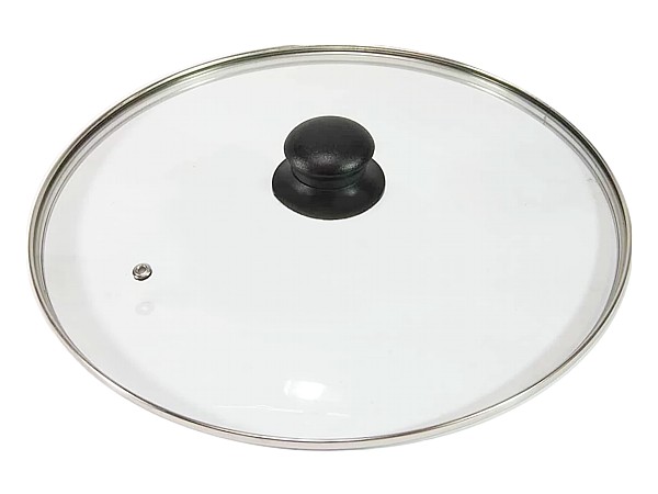 Кришка скляна низька для пательні 26см Біол_1