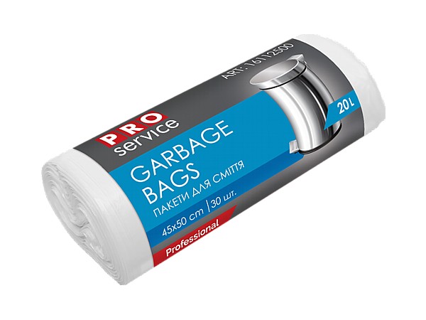 Пакет для сміття 20л 30шт білий PRO 16112500 HD_1
