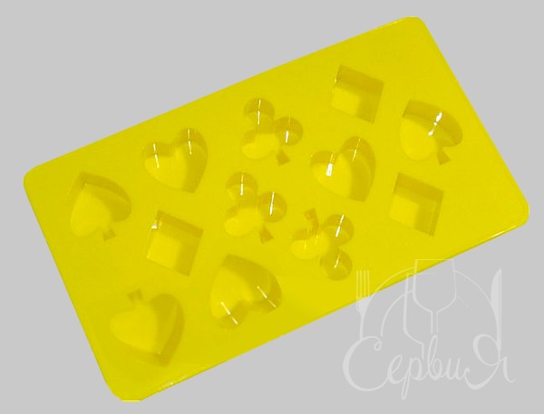 Форма силіконова для цукерок "Карты" 17799_3