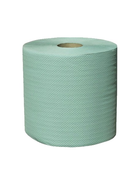Рушник в рулоні одношаровий зелений 150м 19см Servia PRO_1