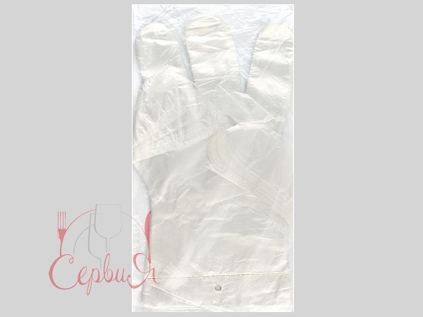 Рукавички п/е прозорі 100шт HDРЕ 25х30 без планки PRO 17500520_2