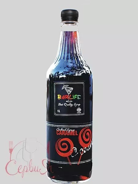 Карамель з сіллю сироп 1л (ПЛАСТ.БУТ.) Barlife_2