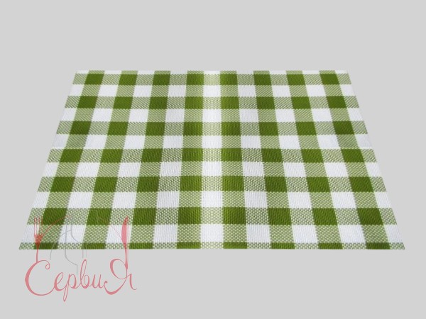 Сет під гаряче вініл 40х35см клітинка 18907_2