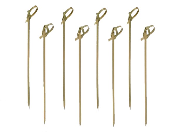 Шпажка для канапе бамбук Вузол 15см 100шт ПП_1