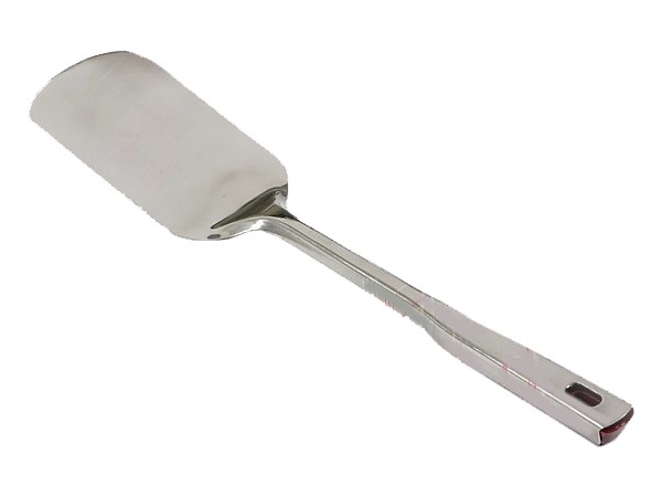 Лопатка с пластмассовой ручкой сплошная_1