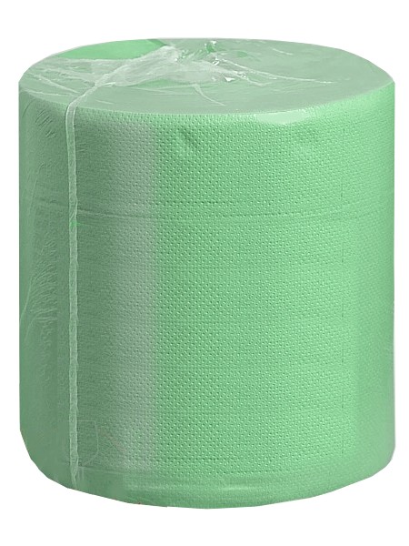 Рушник в рулоні одношаровий сірий/зелений 400м 25см Servia PRO_1