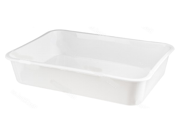 Лоток №2 пластик білий 36х25,8х7,1см 3,8л арт.82_1