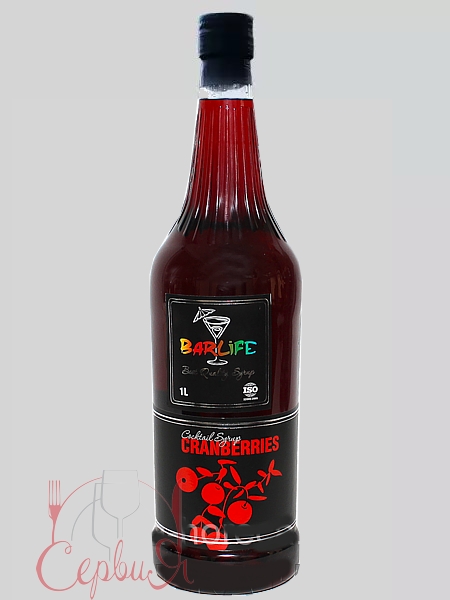 Журавлина сироп 1л Barlife_2