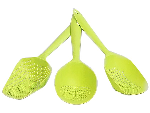 Набір лопаток-шумовок глибоких 33см 3шт 19314_1