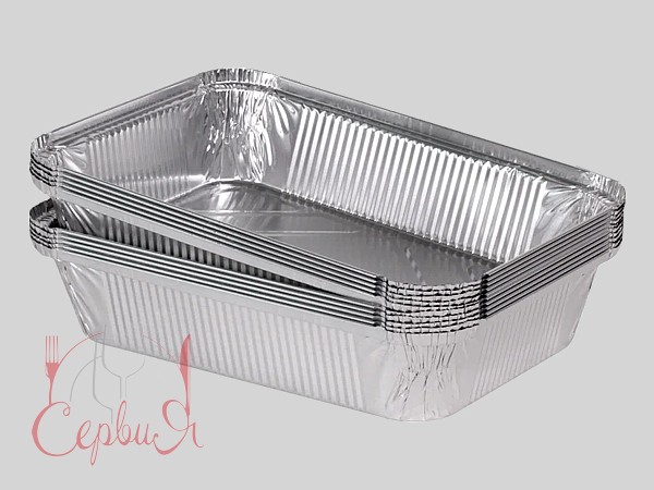 Контейнер алюм.прямоуг. ДНО  960мл SP64L PRO (14534020) 14534022 10шт_2