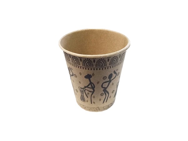 Стакан 175мл паперовий крафт з малюнком 50шт СolorСup_1