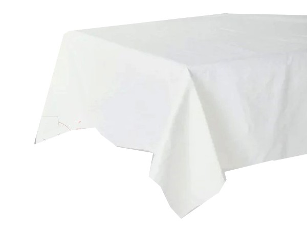 Скатертина бiла 120х160см льон_1