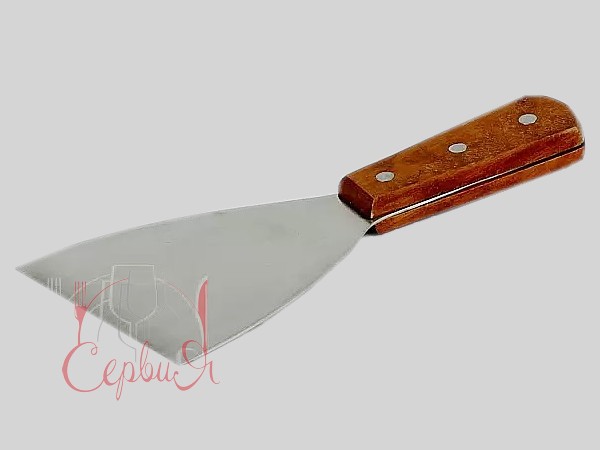 Лопатка кондитерская деревянная ручка 21х10см 15979_3