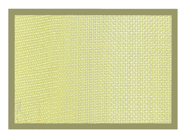 Сет під гаряче вініл 40х35см сітка бежева 17424_1