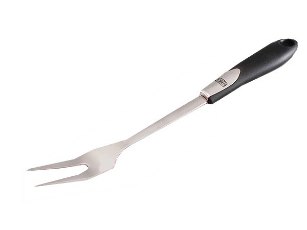 Вилка кухонна 34см з чорною ручкою Gipfel_1
