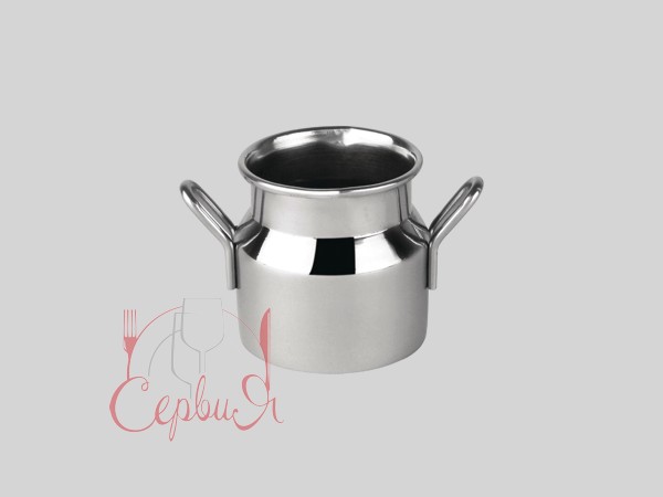 Молочник 75мл нерж. з носиком 45х45мм "Бідончик"_2