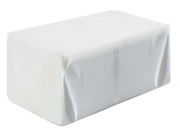 Серветка 1сл біла 24х24см 450шт високої щільності McD_1