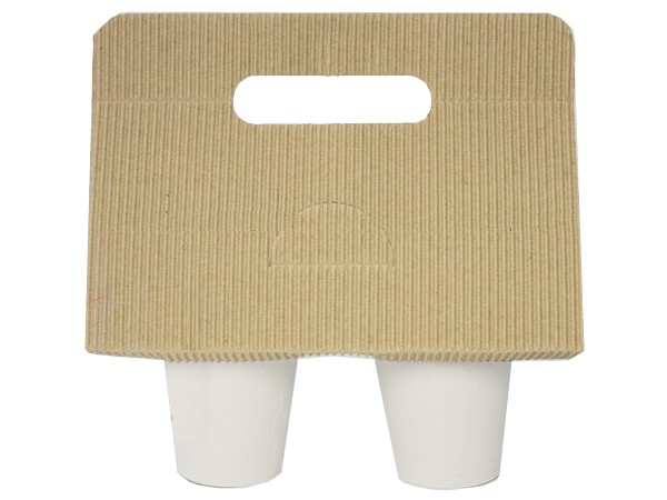 Тримач для стаканів паперових на 2 відділення крафт 50шт АПХ 124073_1