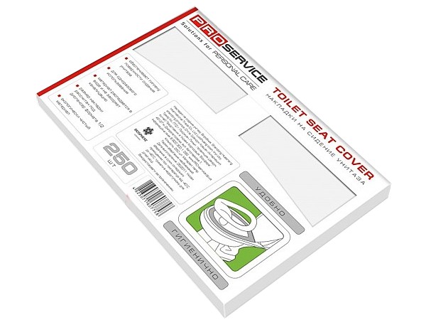 Накладки для унітазу 1/2 складання 250шт Marathon 312001_1