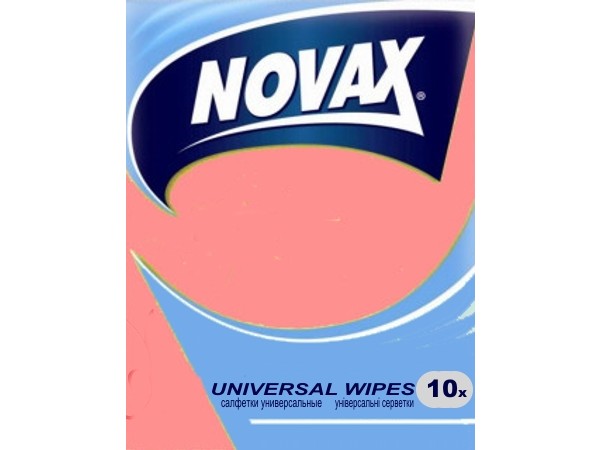 Серветка віскозна 30х35см асорті 10 шт NOVAX 3786_1