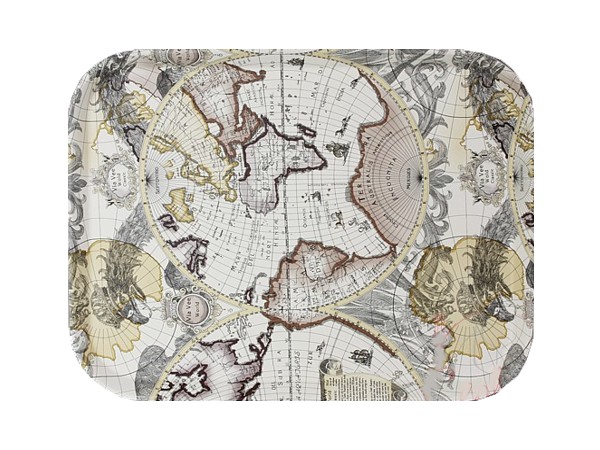 Піднос нековзний 35х45см Глобус_1