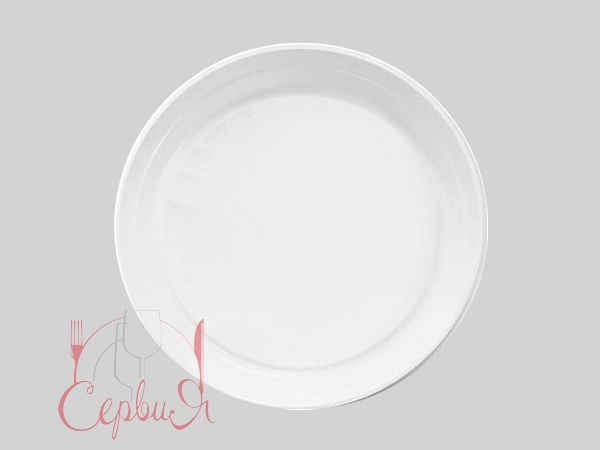 Тарілка 160мм біла 100шт МЖ 0017_2
