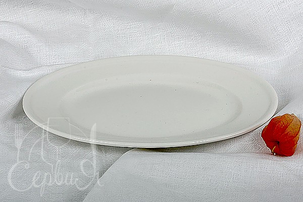 Блюдо овальне д.260мм Bistro (слонова кістка)_2