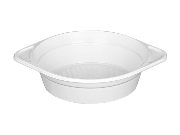 Миска 350мл біла 100шт А_1