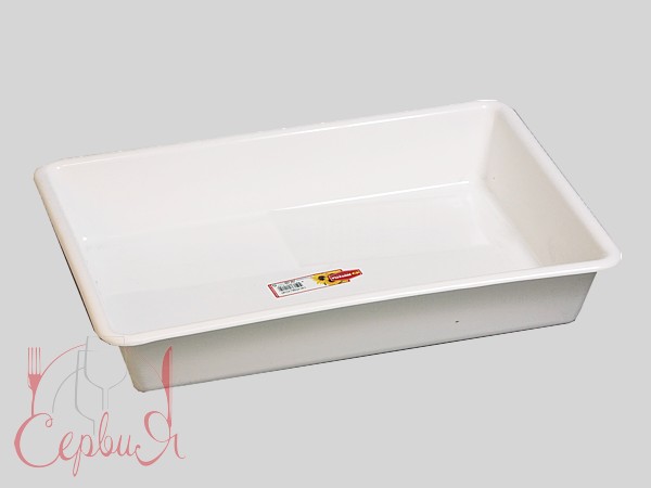 Лоток №3 пластик білий 48х33х8см 1415 (1483) Senyayla_2