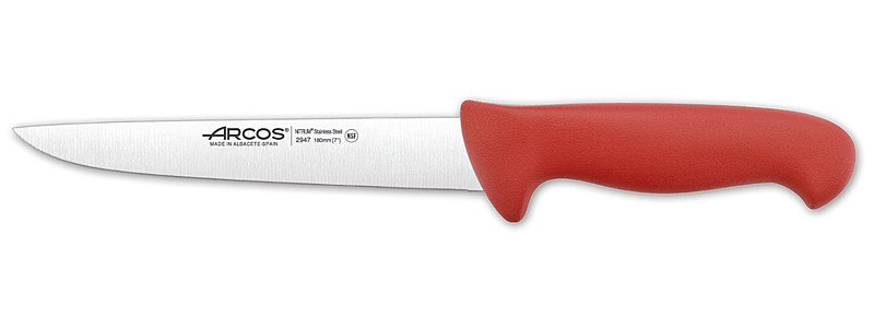 Ніж м 'ясника 180мм червоний "2900" 294722 Arcos_1
