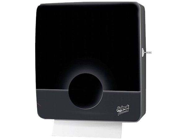 Тримач рушників паперових пластиковий чорний PRO Touch 57105700_1