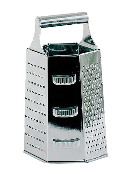 Терка 6-ти стороння нерж. з ручкою VT6-10036_1