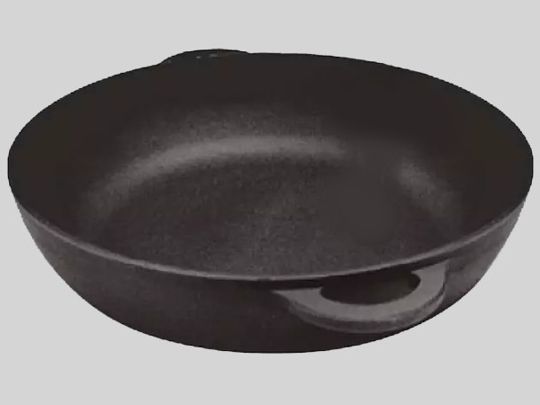 Пательня-жаровня д.340мм h70мм литті ручки"Термо"_2