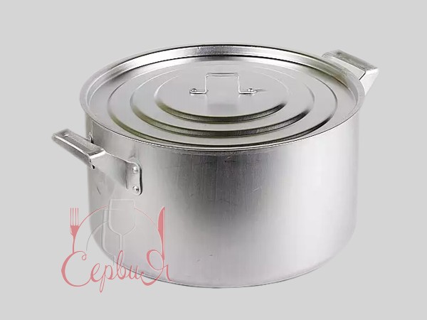Кастрюля 20л (Ступ.) алюм._2