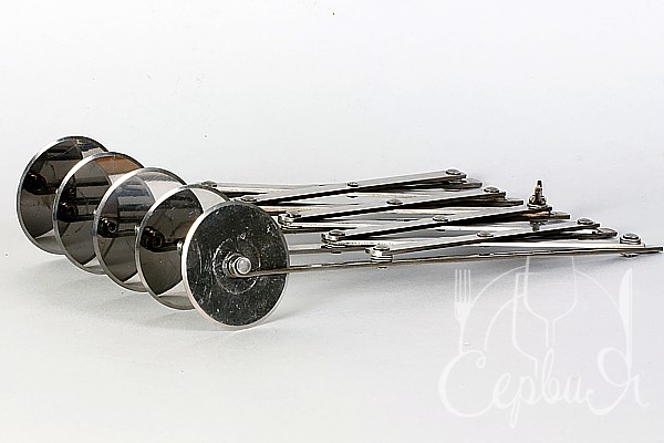 Ніж кондитерський 5-ти колісний розсувний 16454_4