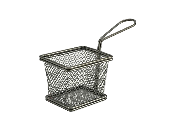 Корзинка для фри квадрат черная 12X10X8.5см 201710464_1