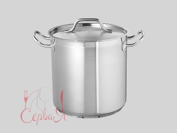 Каструля висока з кришкою 10,9л 24х24см 1003241+1000241_2