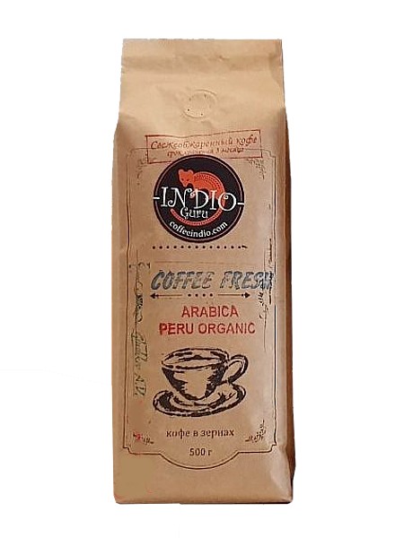 Кава в зернах 500г Перу Органік_1