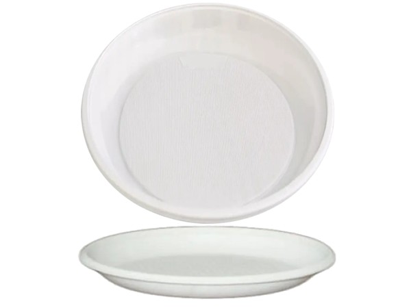 Тарілка 165мм біла 100шт_1