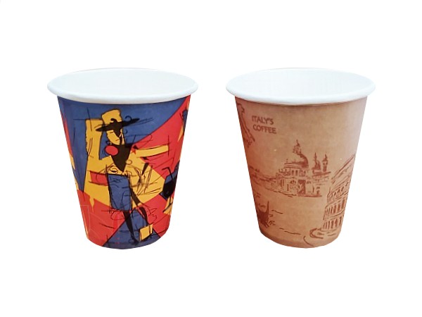 Стакан 175мл паперовий з малюнком 50шт ГЦ_1