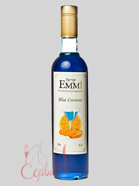 Кюрасао блю сироп 0,7л, 900г Еммі_2