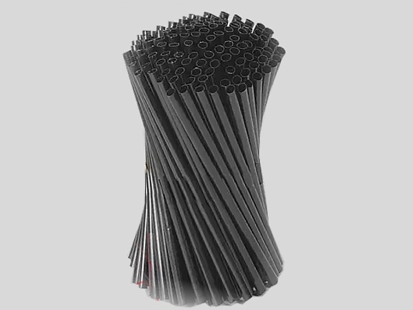 Соломка для мартіні 12,5смх48мм без згину чорна 200шт СП_2