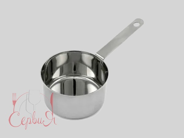 Сотейник-соусник 125мл нерж. з ручкою "Кухлик"_2