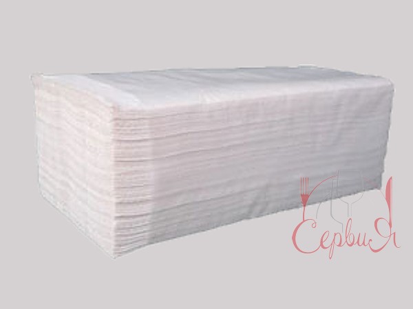 Рушник 1шар Vскладення сірий 150шт Альбатрос_3